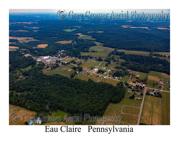 Aerial Photo of Emlenton, Pennsylvania