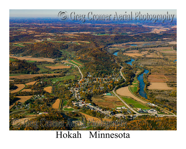 Aerial Photo of Hokah, Minnesota