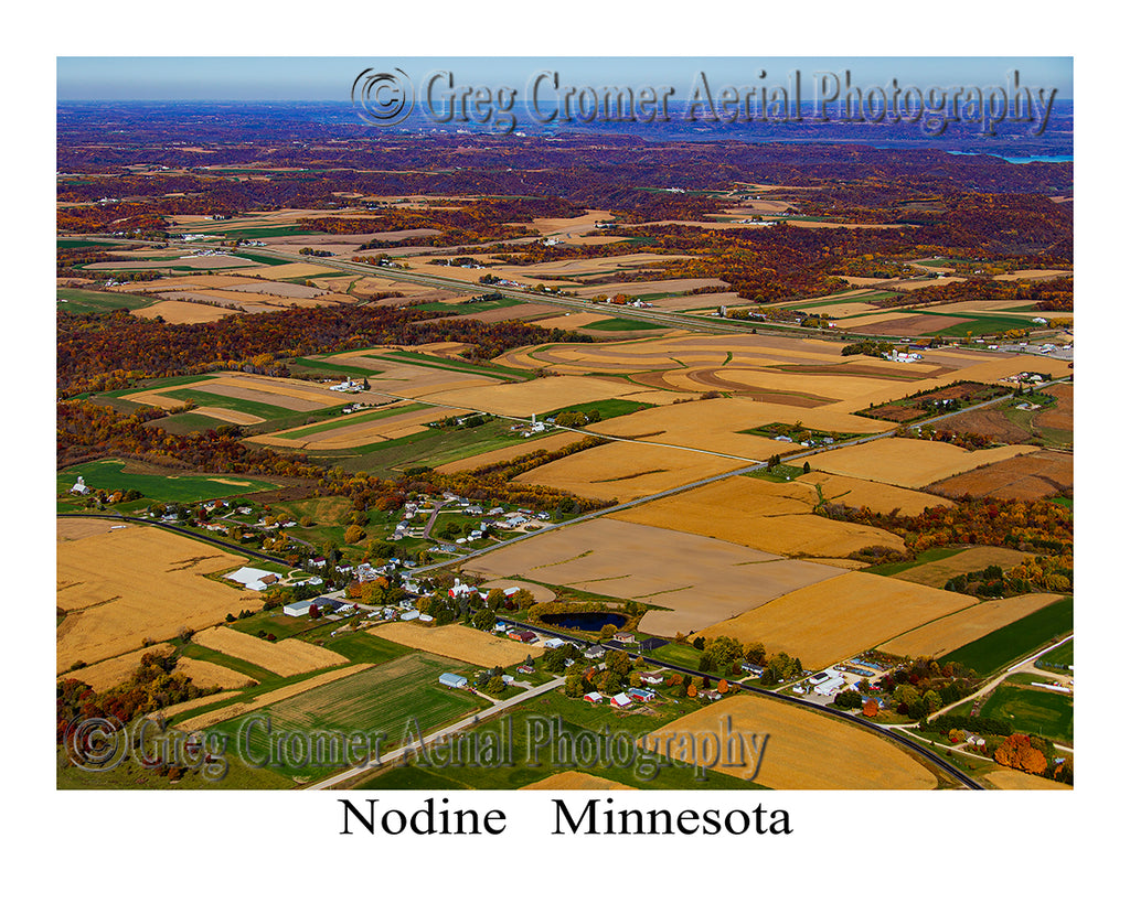 Aerial Photo of Nodine, Minnesota