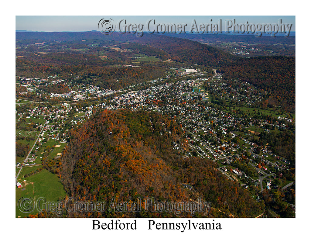 Aerial Photo of Bedford, Pennsylvania