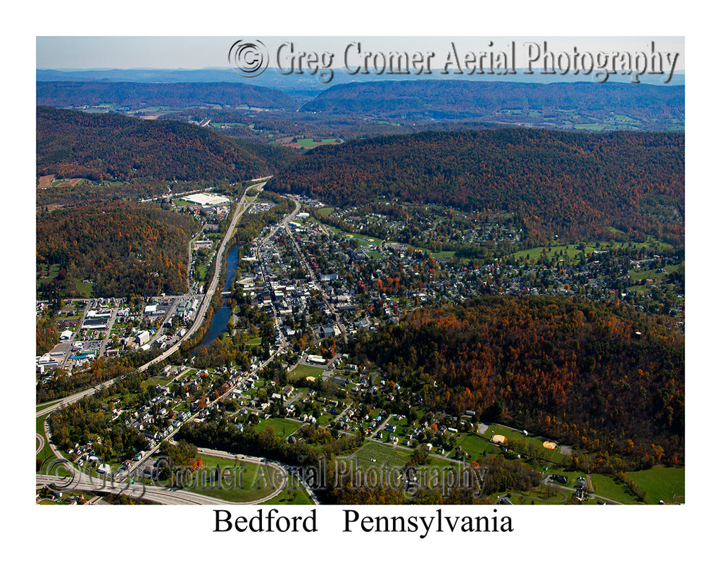 Aerial Photo of Bedford, Pennsylvania