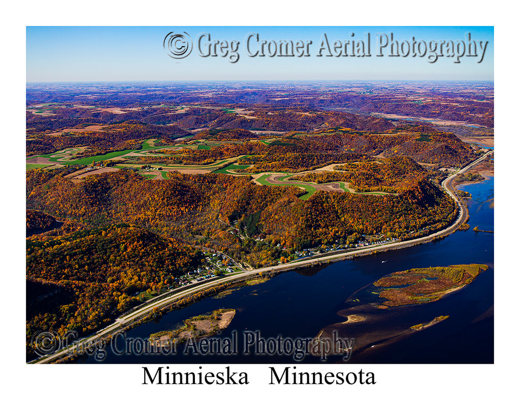 Aerial Photo of Minnieska, Minnesota