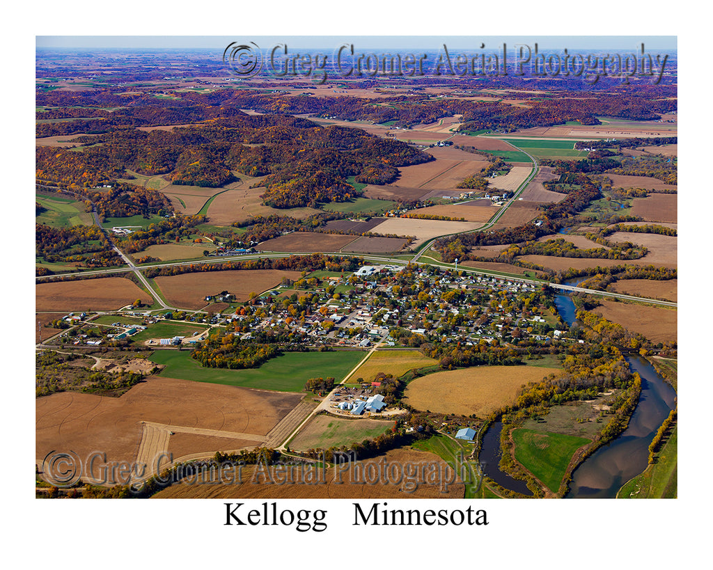 Aerial Photo of Kellogg, Minnesota