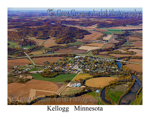 Aerial Photo of Kellogg, Minnesota