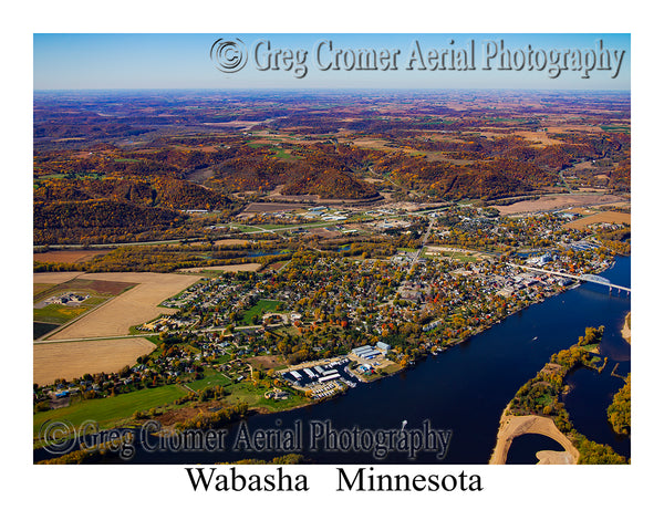 Aerial Photo of Wabasha, Minnesota