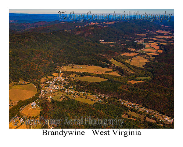Aerial Photo of Brandywine, West Virginia