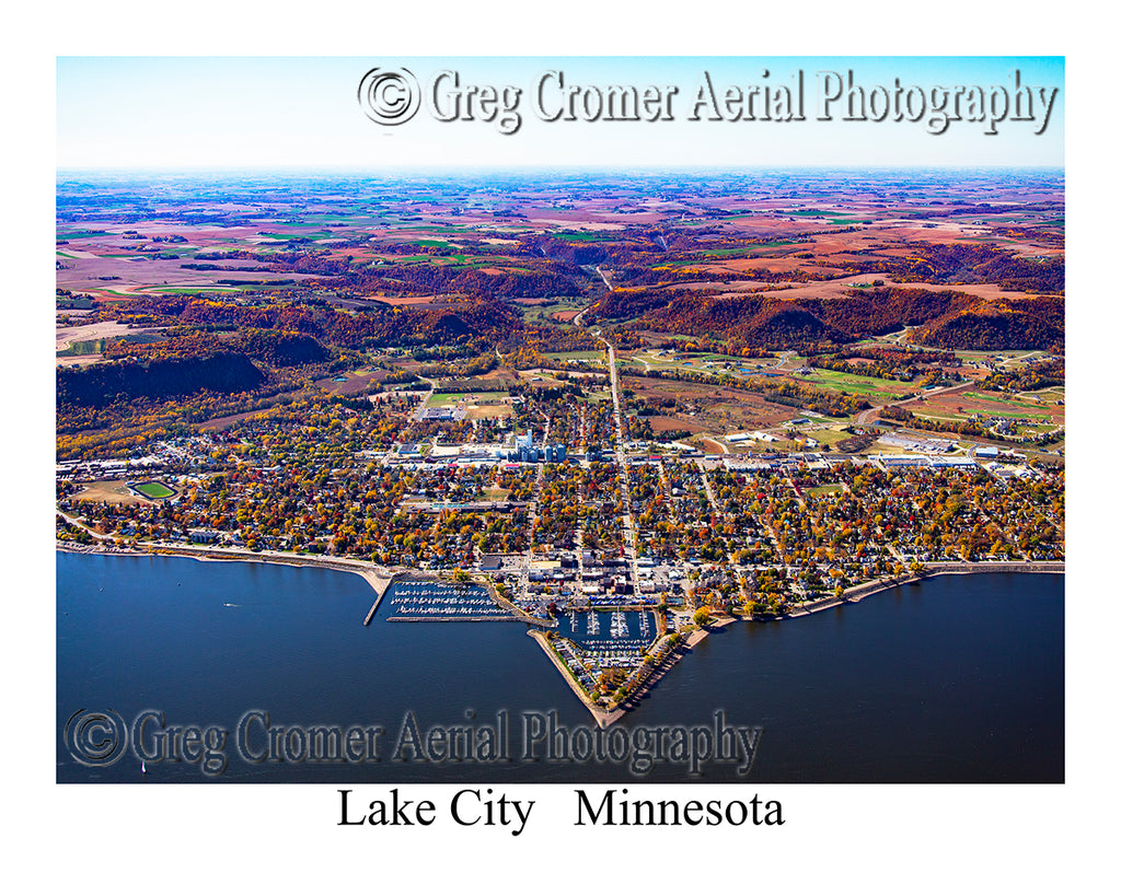 Aerial Photo of Lake City, Minnesota