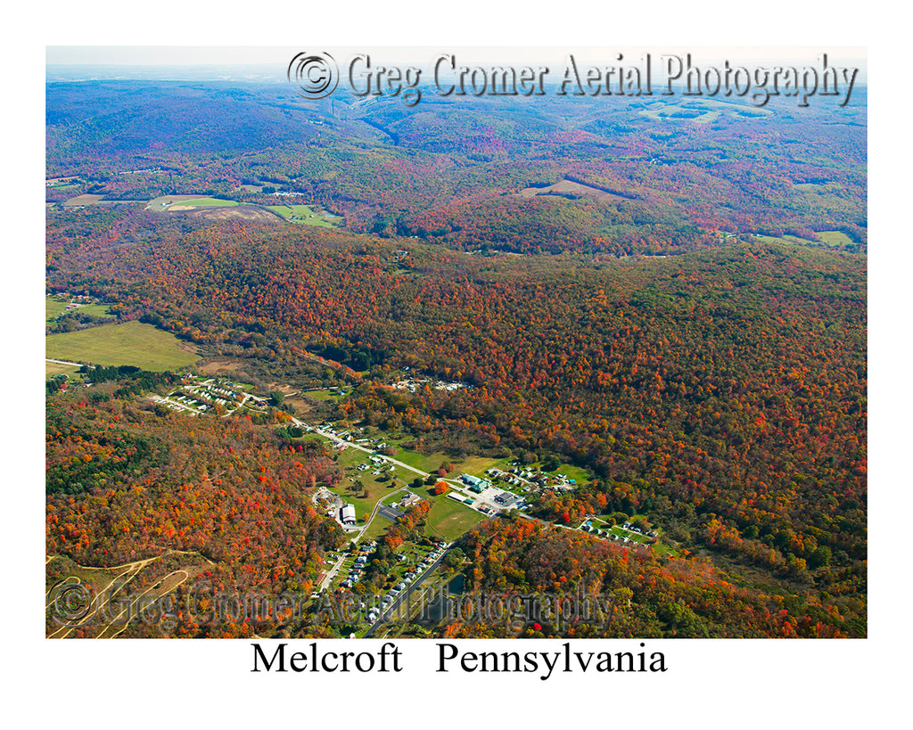 Aerial Photo of Melcroft, Pennsylvania