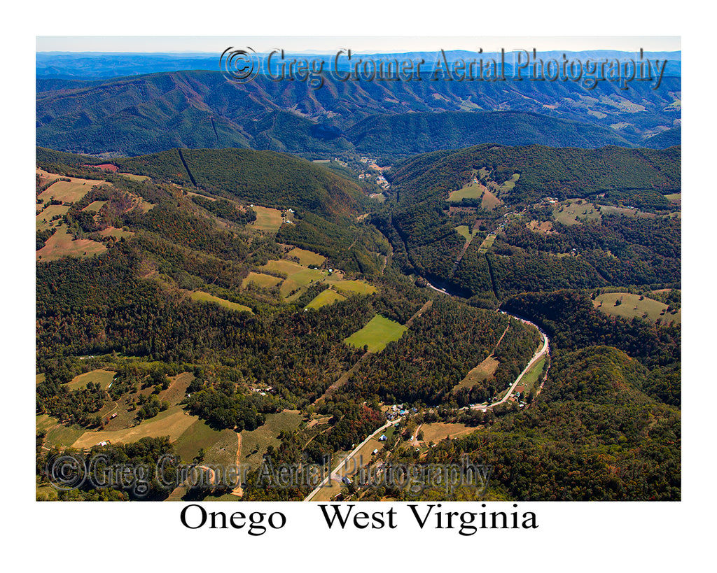 Aerial Photo of Onego, West Virginia