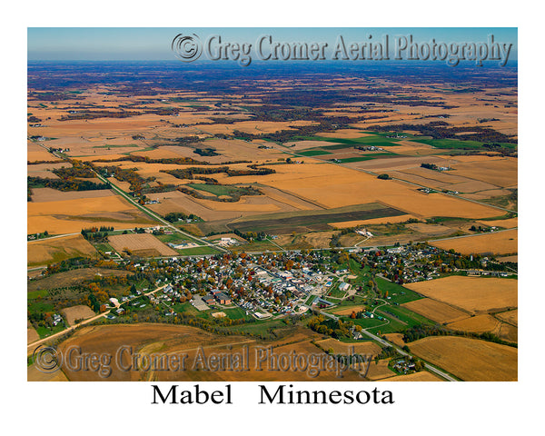 Aerial Photo of Mabel, Minnesota