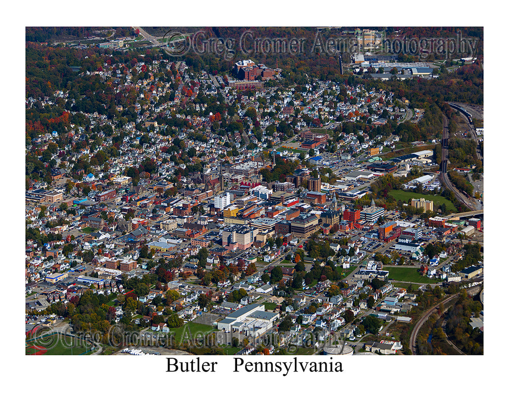 Aerial Photo of Butler, Pennsylvania