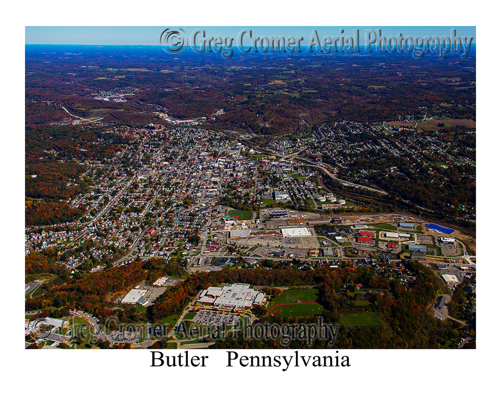 Aerial Photo of Butler, Pennsylvania