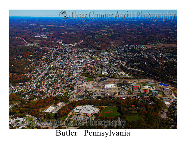 Aerial Photo of Butler, Pennsylvania