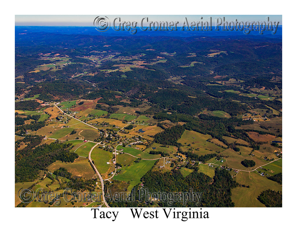 Aerial Photo of Tacy, West Virginia