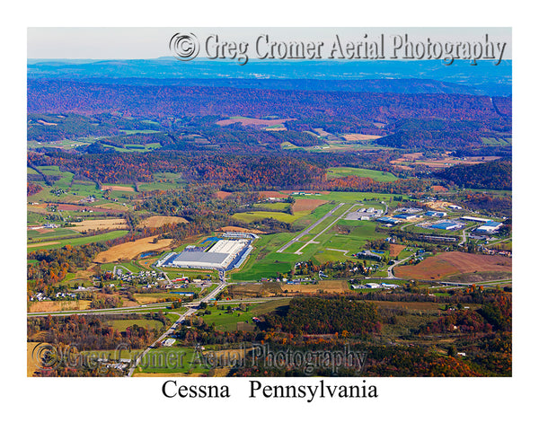 Aerial Photo of Cessna, Pennsylvania