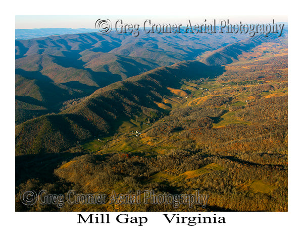 Aerial Photo of Mill Gap, Virginia
