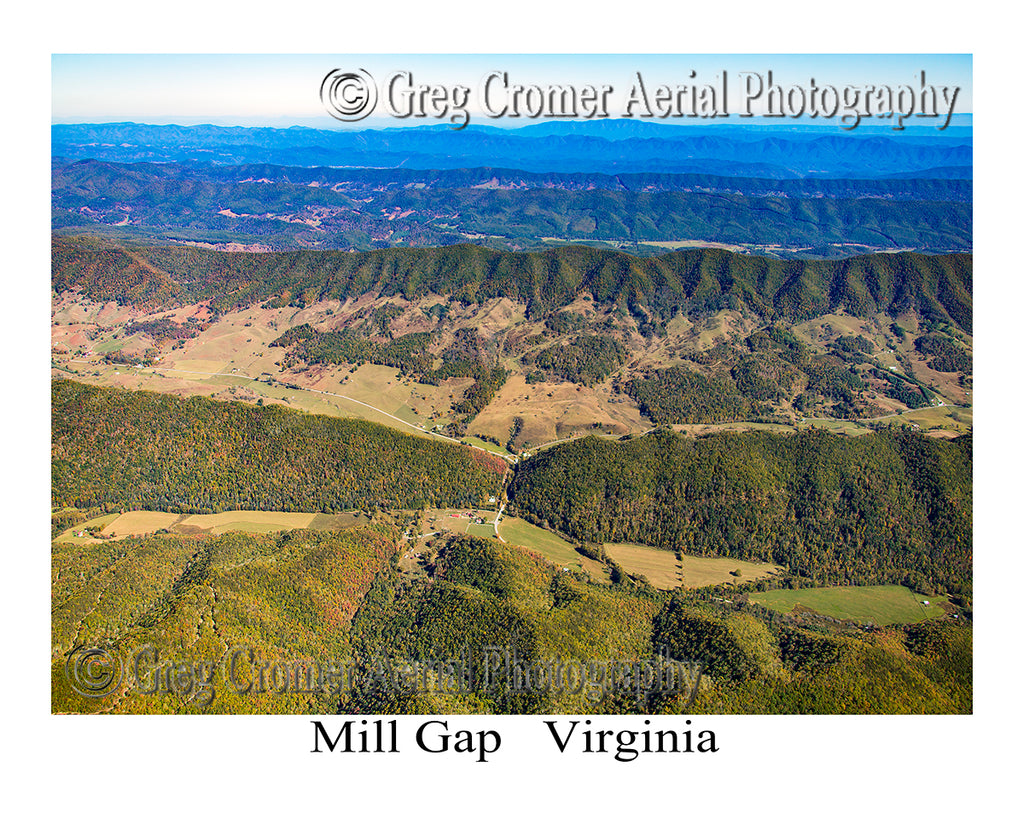 Aerial Photo of Mill Gap, Virginia
