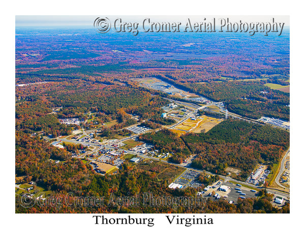 Aerial Photo of Thornburg, Virginia