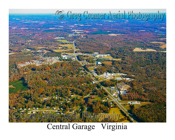 Aerial Photo of Central Garage, Virginia