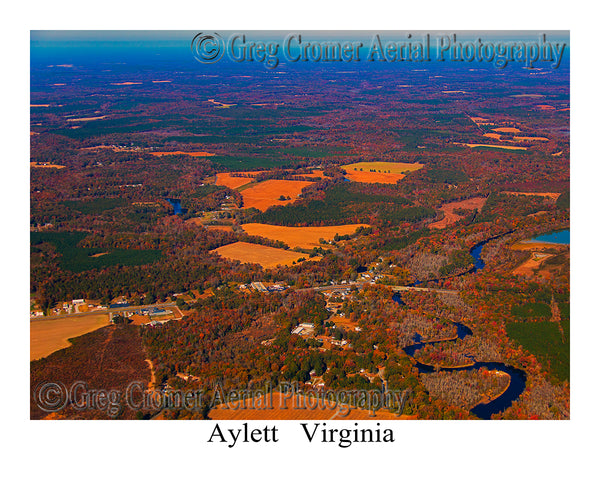 Aerial Photo of Aylett, Virginia