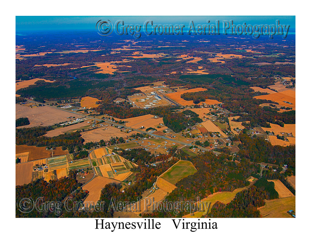 Aerial Photo of Haynesville, Virginia
