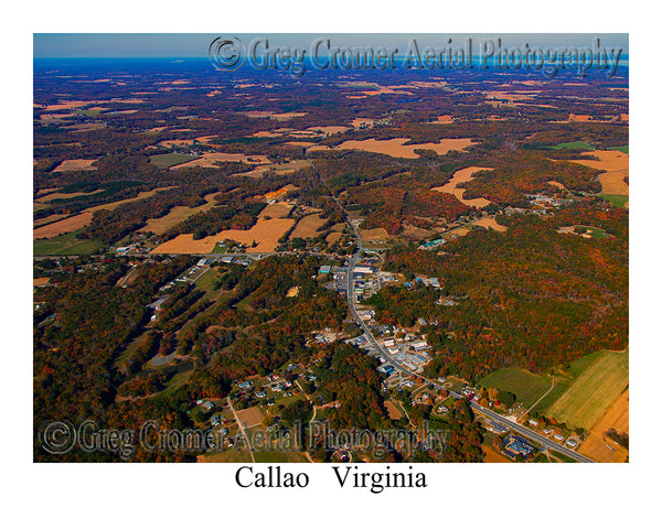Aerial Photo of Callao, Virginia
