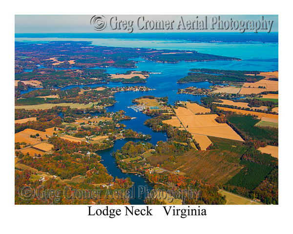 Aerial Photo of Lodge Neck, Virginia