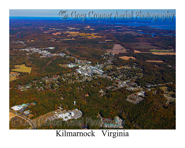 Aerial Photo of Kilmarnock, Virginia