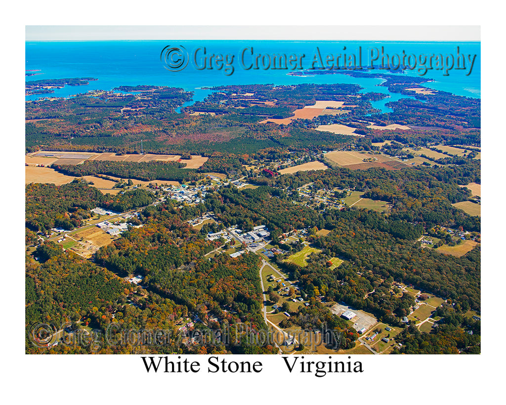 Aerial Photo of White Stone, Virginia