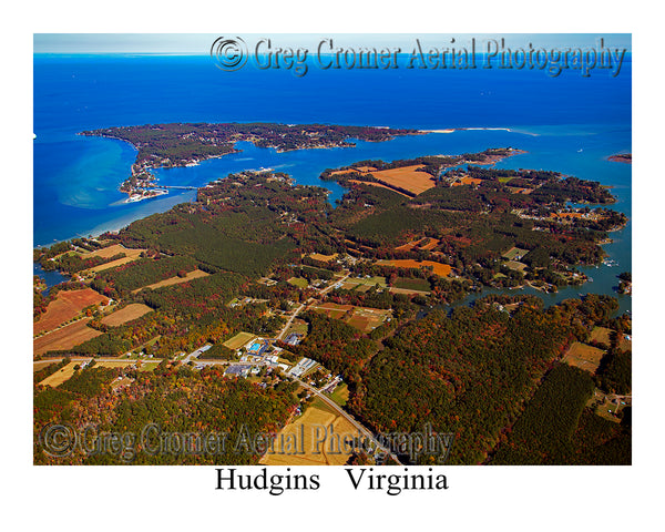 Aerial Photo of Hudgins, Virginia
