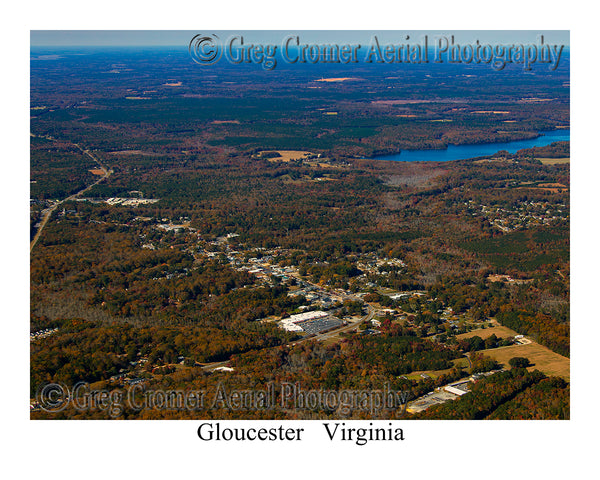 Aerial Photo of Gloucester, Virginia