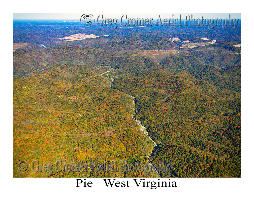 Aerial Photo of Pie, West Virginia