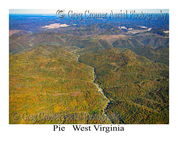 Aerial Photo of Pie, West Virginia