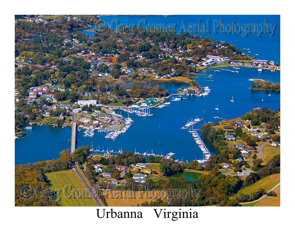 Aerial Photo of Urbanna, Virginia