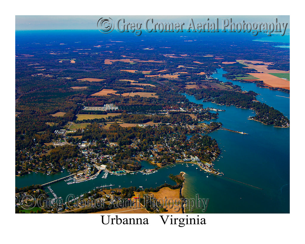 Aerial Photo of Urbanna, Virginia