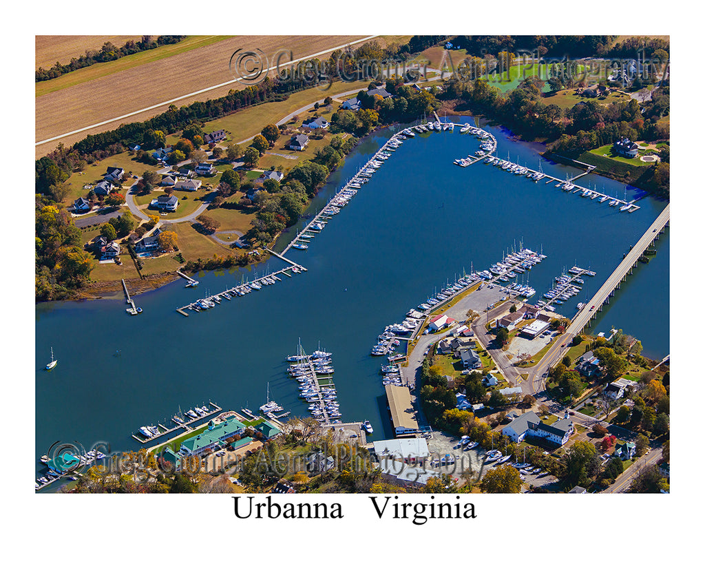 Aerial Photo of Urbanna, Virginia