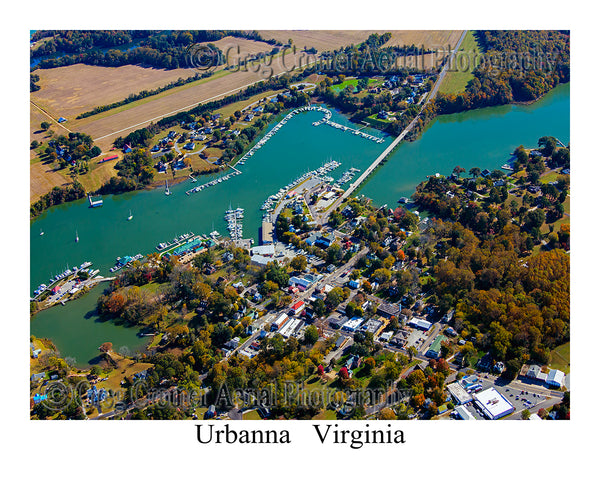 Aerial Photo of Urbanna, Virginia