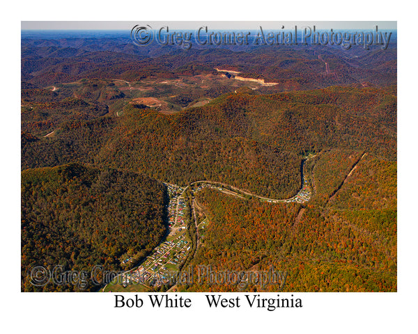 Aerial Photo of Bob White, West Virginia