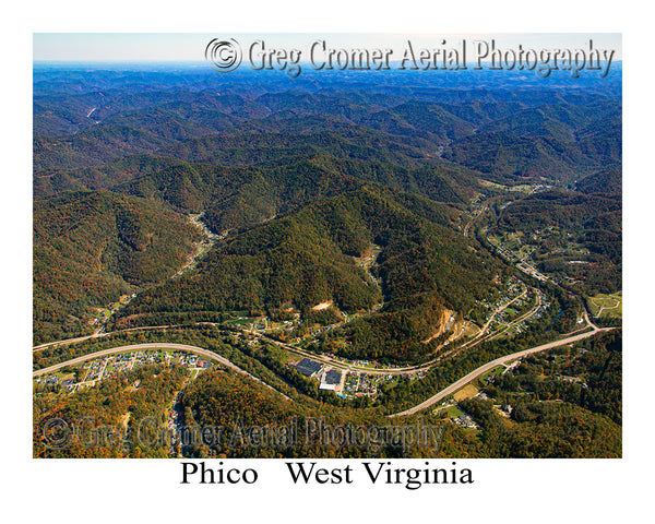Aerial Photo of Phico, West Virginia