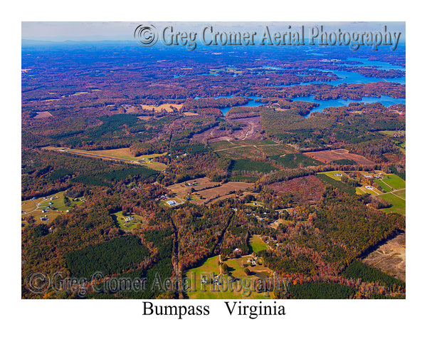 Aerial Photo of Bumpass, Virginia