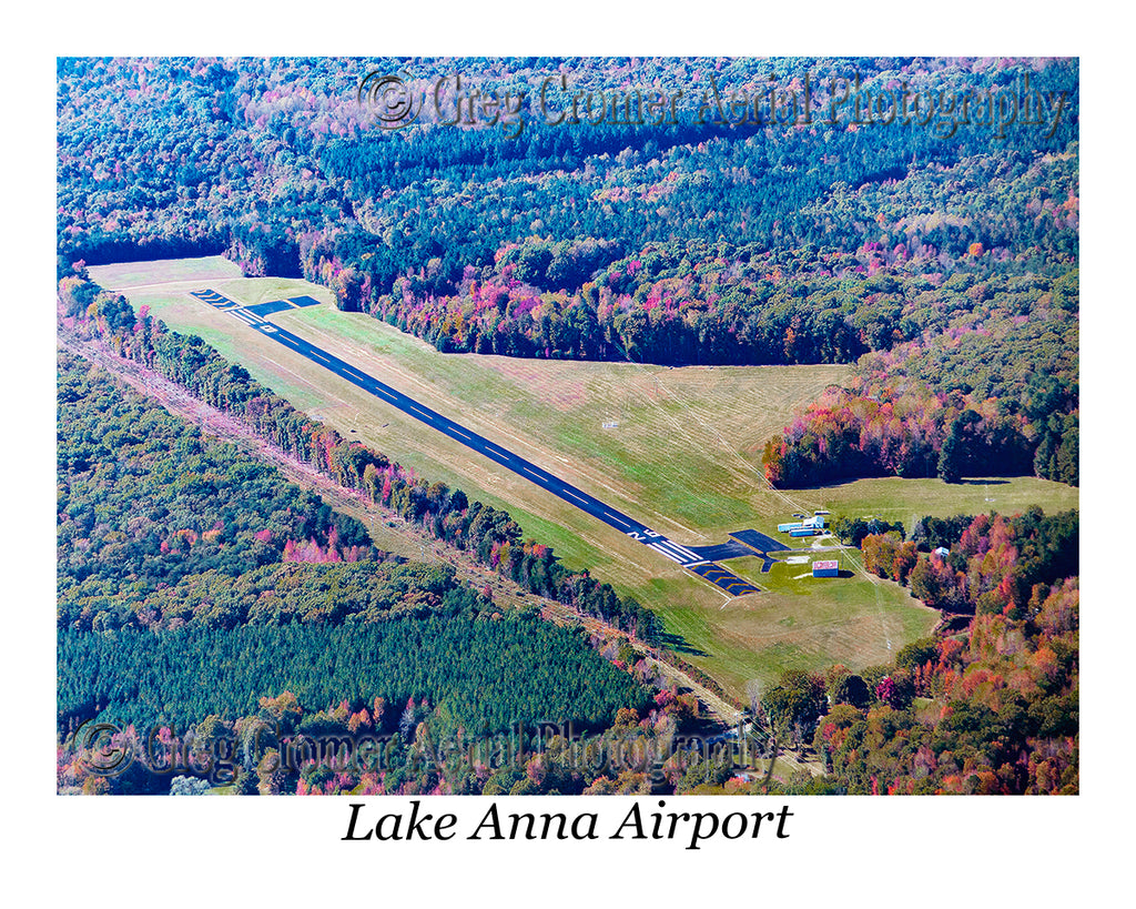 Aerial Photo of Lake Anna Airport - Bumpass, Virginia