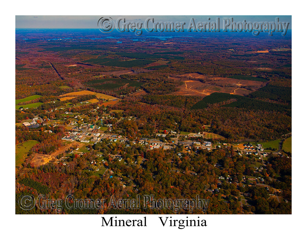 Aerial Photo of Mineral, Virginia