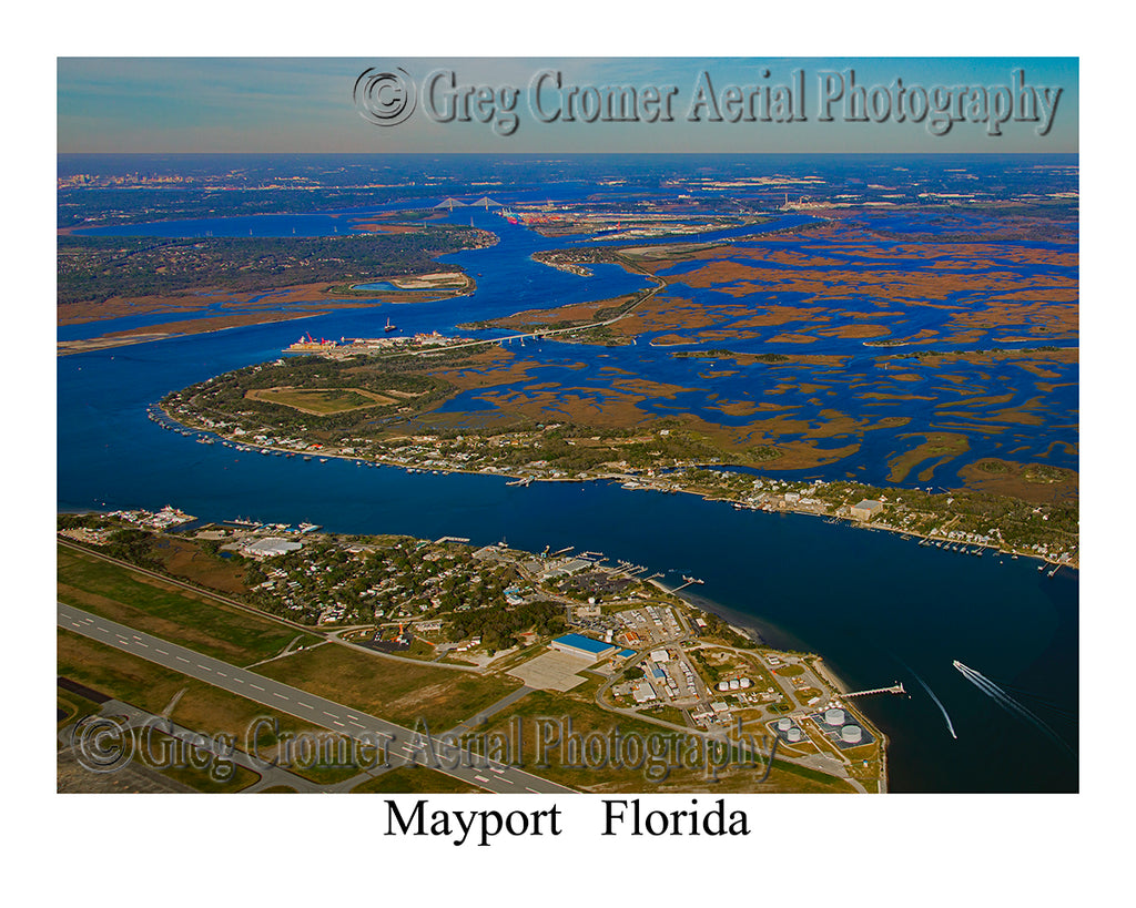 Aerial Photo of Mayport, Florida