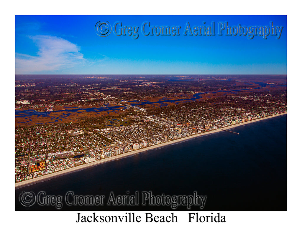 Aerial Photo of Jacksonville Beach, Florida
