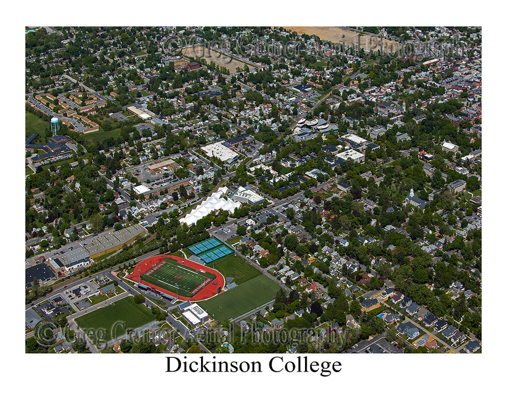 Aerial Photo of Dickinson College - Carlisle, Pennsylvania
