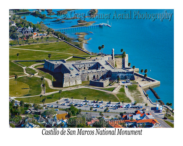 Aerial Photo of Castillo de San Marcos National Monument - St. Augustine, Florida