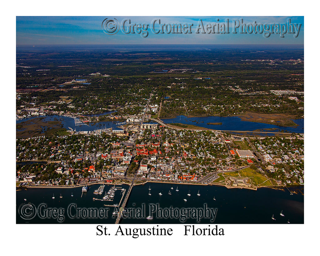 Aerial Photo of St. Augustine, Florida
