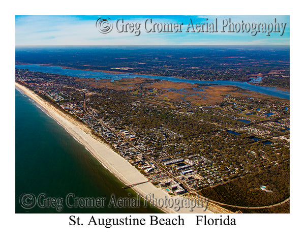 Aerial Photo of St. Augustine Beach, Florida