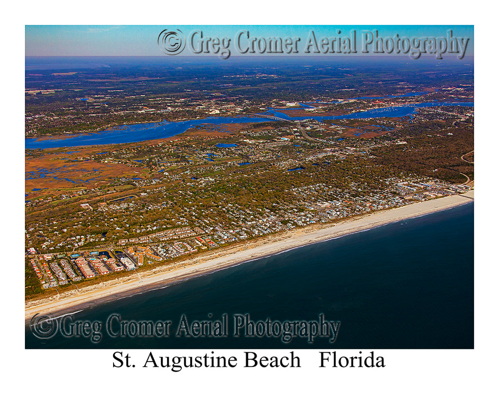 Aerial Photo of St. Augustine Beach, Florida