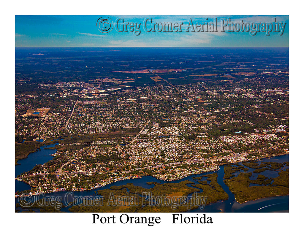 Aerial Photo of Port Orange, Florida